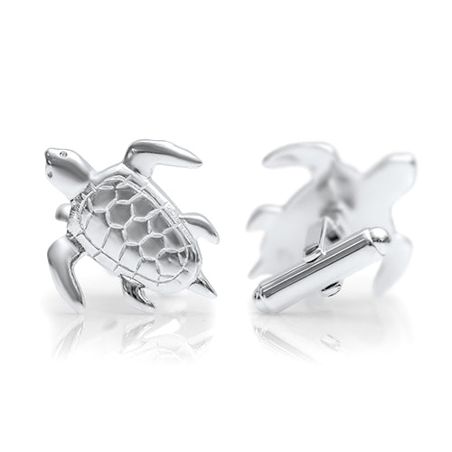 Turtle Cufflinks  - Sterling Silver