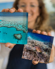 Acrylic Tile Blue Heart