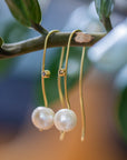 18ct Yellow Gold Shepherd Hock Earrings made by Mark Miles Design