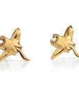 Manta Ray Earrings Gold Plated