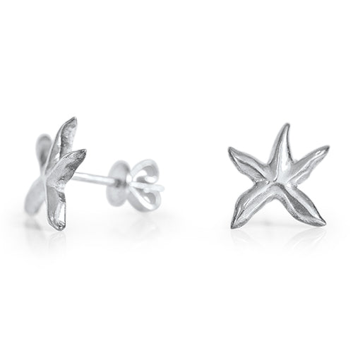 Star Fish Earrings  - Sterling Silver